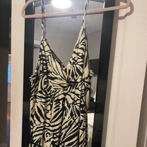 COPY - Black Printed Maxi Dress - Large